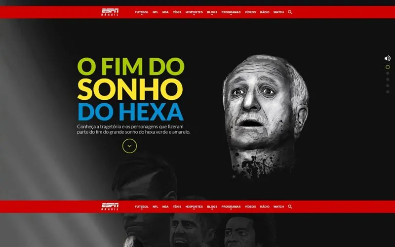 Especial O fim do sonho do hexa publicado na ESPN Brasil
